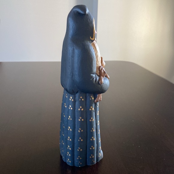 Randy Tate Blue Santa Holding Teddy Bears Figurine - Picture 7 of 9